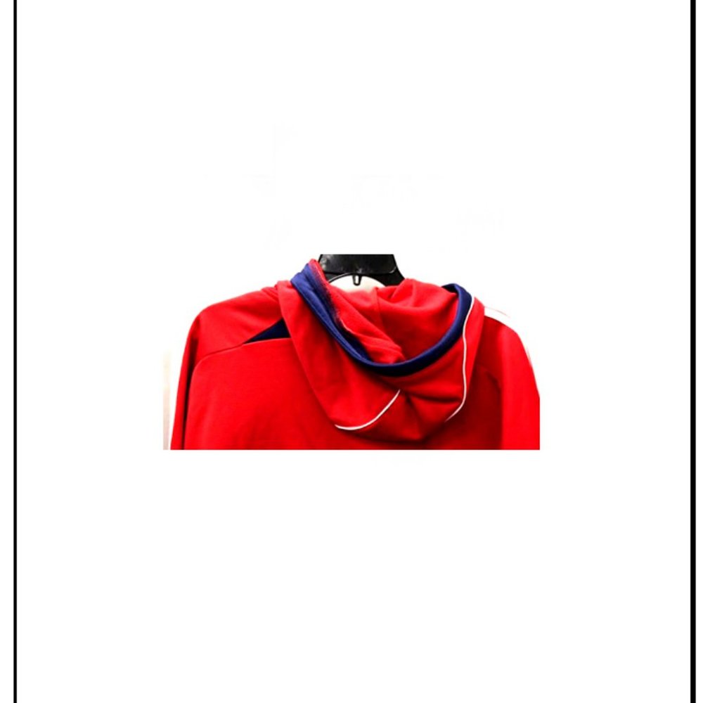 New Rare & Unique Adidas MLS Chivas Hooded Red Jacket, Size XL